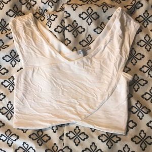 White crop top